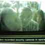 Video recorded security cameras in operation, London Underground.