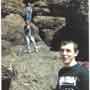 Art School trip to Auchmithie Beach, summer 1994